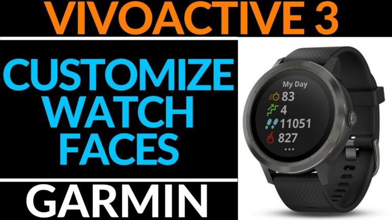 watch face for garmin vivoactive 3
