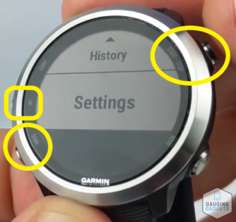 Connect to wifi network Garmin Forerunner 645 Tutorial Settings