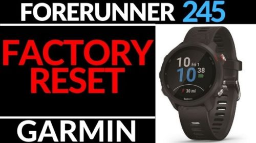 reset garmin 235