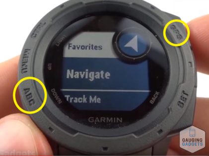 setting up garmin instinct