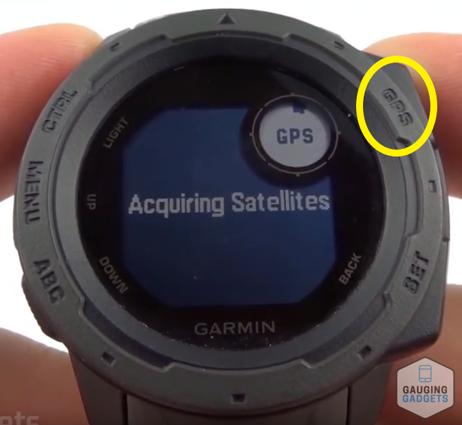 setting up garmin instinct