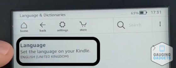 How to Change the Language on a Kindle - Fix Kindle Showing Wrong