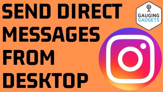 how to send direct messages on instagram from your computer