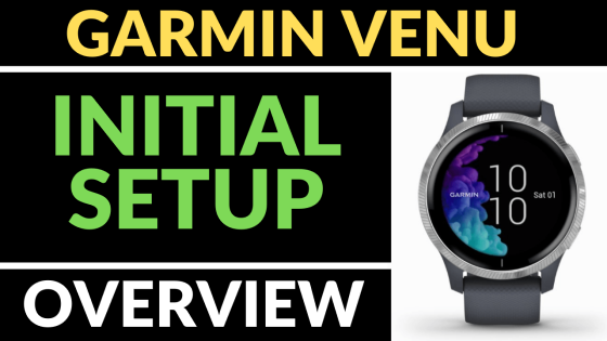 how to set up garmin instinct