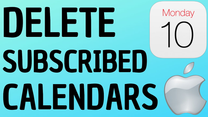 delete subscribed calendars iphone ipad remove stop
