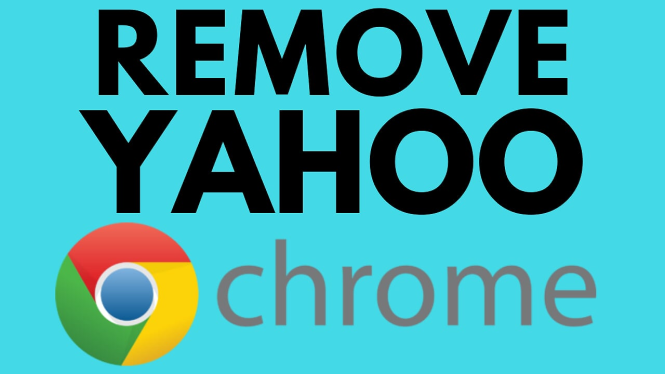 remove yahoo search from google chrome browser