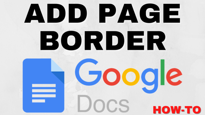 How To Add A Page Border In Google Docs On Ipad