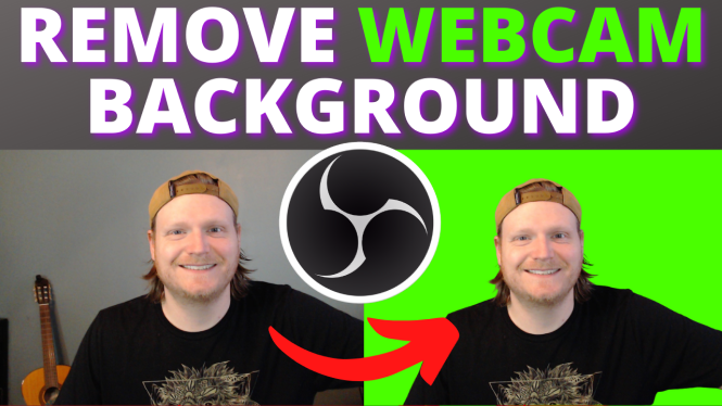 obs webcam remove background without green screen