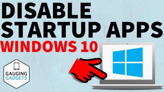How to Stop Apps From Opening On Startup in Windows 10 – Gauging Gadgets