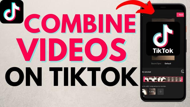 comment fusionner 2 videos tiktok