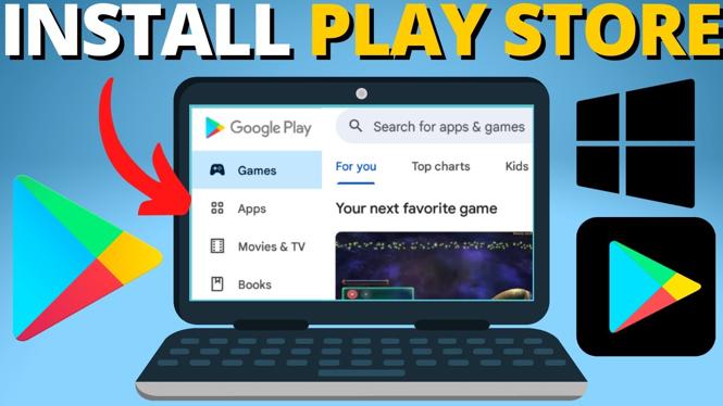 how to install google playstore on pc