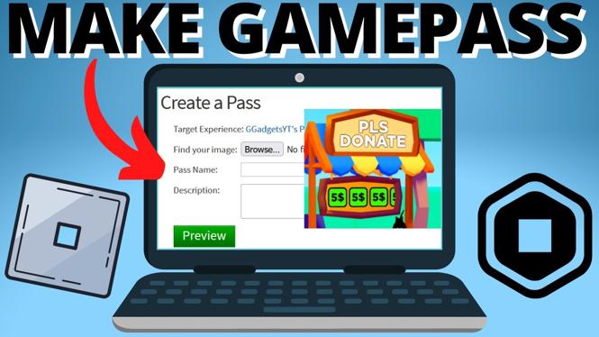 GAMEPASS TUTORIAL*🤑No Need To Spend 10 Robux, Free Donation Buttons!  (Updated 2023) 