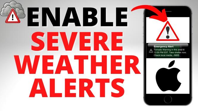 How to Turn On Severe Weather Alerts on iPhone - Gauging Gadgets