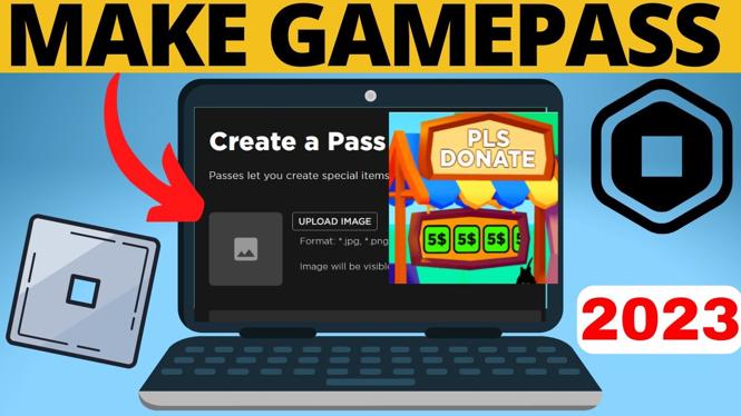 GAMEPASS TUTORIAL*🤑No Need To Spend 10 Robux, Free Donation Buttons!  (Updated 2023) 