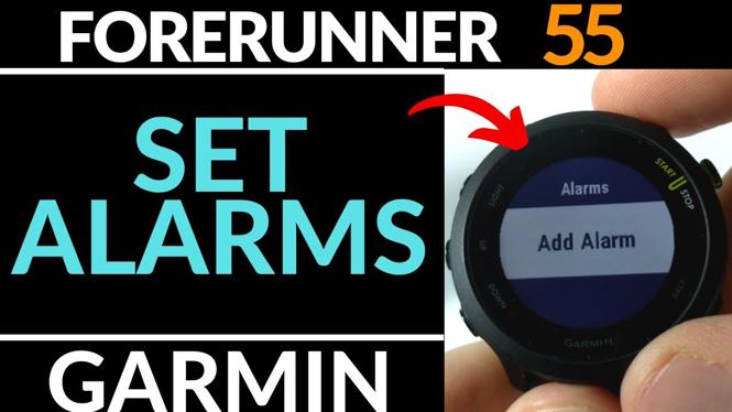How to Set Alarms on Garmin Forerunner 55 - Gauging